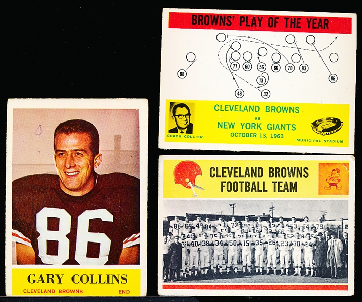 1964 Philly Fb- Cleveland Browns- 25 Asst