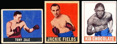 1948 Leaf Boxing- 3 Diff