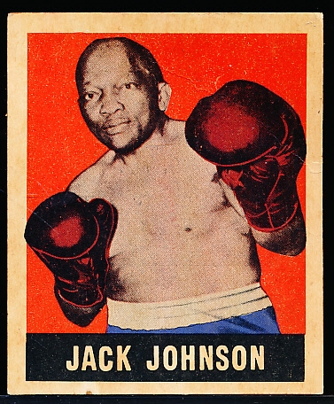 1948 Leaf Boxing- #17 Jack Johnson- Gray Back