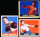 1948 Leaf Boxing- 3 Diff