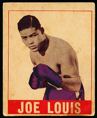 1948 Leaf Boxing- #48 Joe Louis- Gray Back