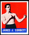 1948 Leaf Boxing- #55 James J. Corbett- Cream Back