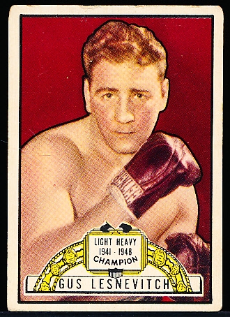 1951 Topps Ringside Boxing- #1 Gus Lesnevitch