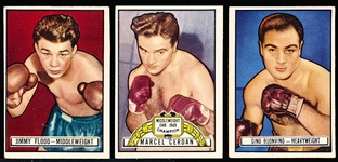 1951 Topps Ringside Boxing- 3 Diff