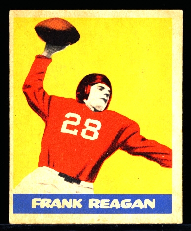 1949 Leaf Fb- #3 Frank Reagan, Eagles