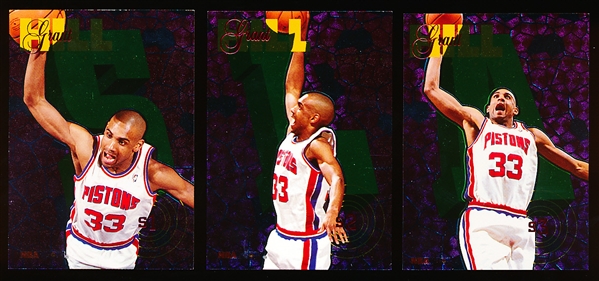 1995 Hoops “Grant Hill Slams!” Complete Set of 5