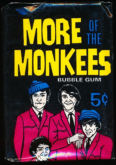 1967 Donruss “More of the Monkees”- One Unopened 5 Cent Wax Pack