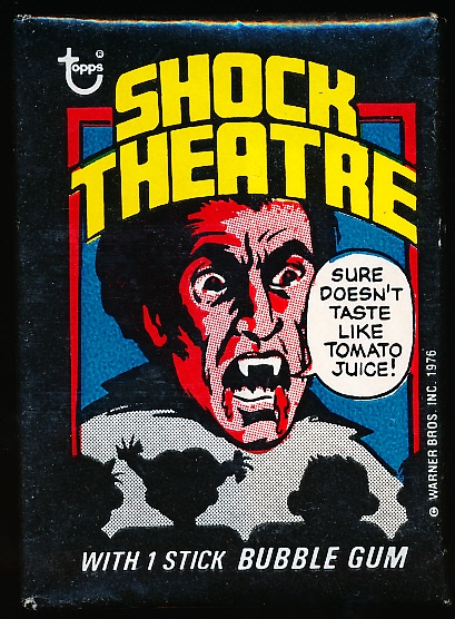 1976 Topps “Shock Theatre”- One Unopened Wax Pack