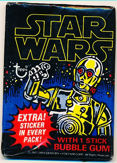 1977 Topps “Star Wars” Series #1- One Unopened Wax Pack