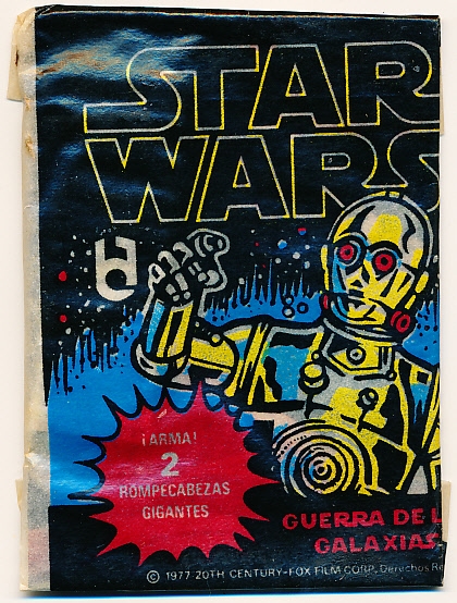 1977 Topps Hispanic “Star Wars” Series #1- One Unopened Wax Pack