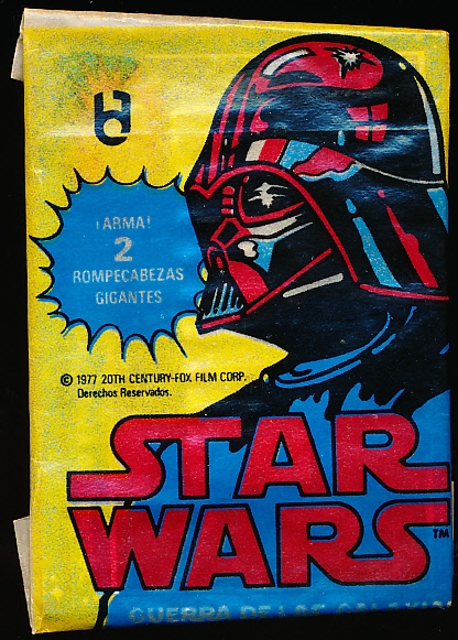 1977 Topps Hispanic “Star Wars” Series #2- One Unopened Wax Pack- Very Tough Pack! 