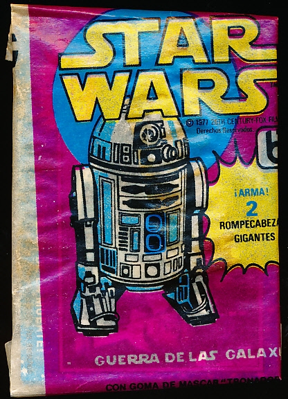 1977 Topps Hispanic “Star Wars” Series #3- One Unopened Wax Pack- Very Tough Pack! 