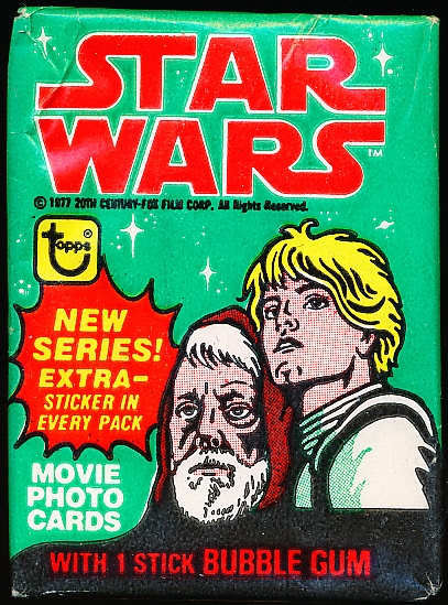 1977 Topps “Star Wars” Series #4- One Unopened Wax Pack