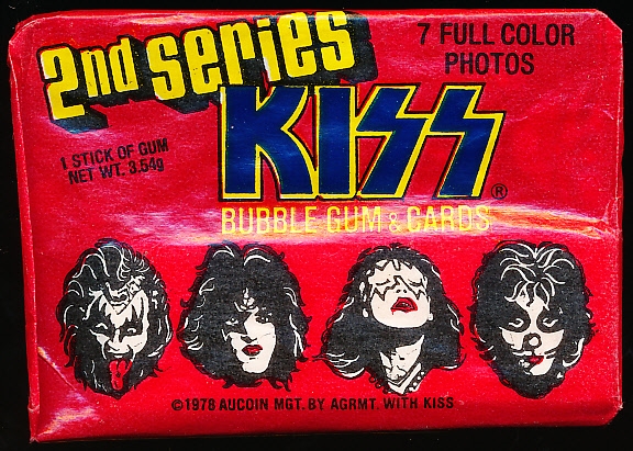 1978 Donruss “Kiss 2nd Series”- One Unopened Wax Pack