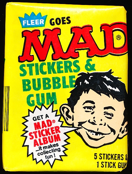 1983 Fleer “Mad Stickers”- One Unopened Wax Pack