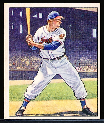 1950 Bowman Baseball- #7 Jim Hegan, Cleveland