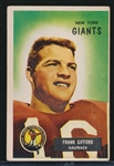 1955 Bowman Football- #7 Frank Gifford, Giants