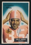 1955 Bowman Football- #42 John H. Johnson, 49ers