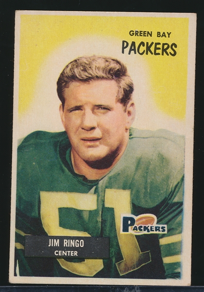 1955 Bowman Football- #70 Jim Ringo RC, Packers