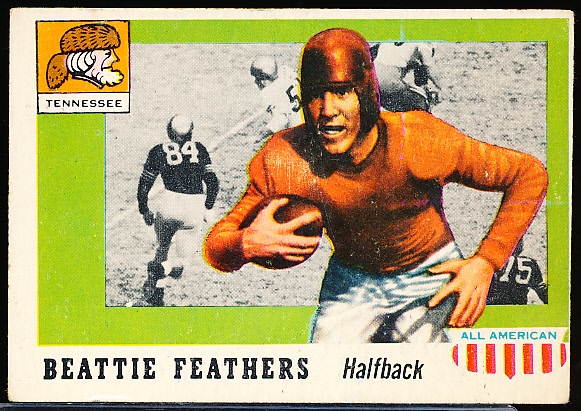 1955 Topps All American Football- #98 Beattie Feathers, Tenn- SP