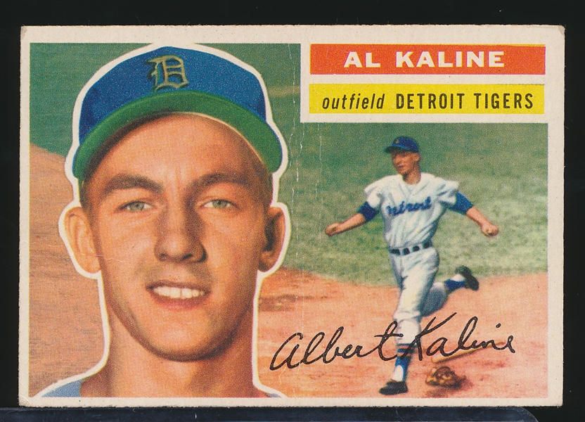 1956 Topps Baseball- #20 Al Kaline, Tigers