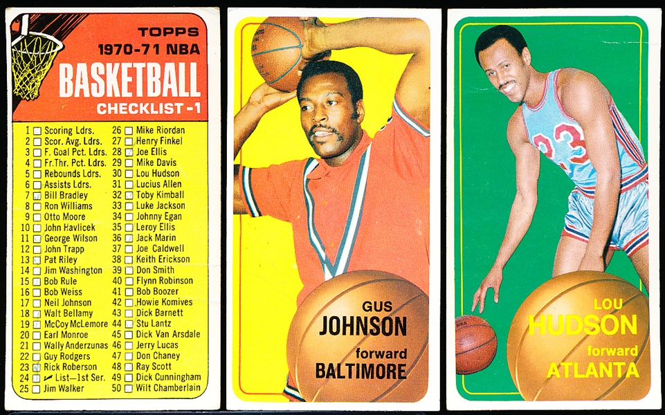 1970-71 Topps Basketball- 50 Asst