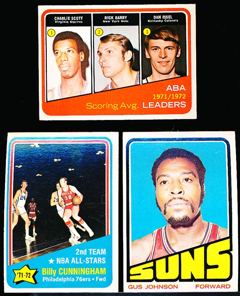 1972-73 Topps Basketball- 25 Diff