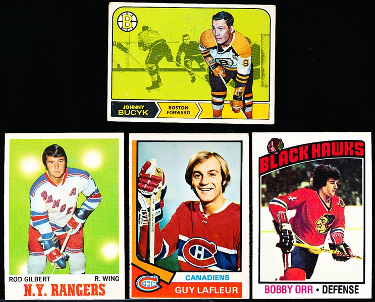 Seven Hockey Cards