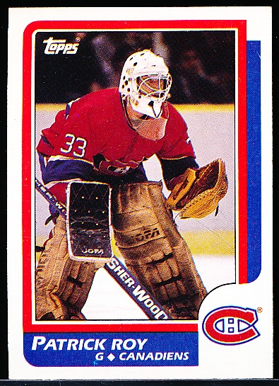 1986-87 Topps Hockey- #53 Patrick Roy