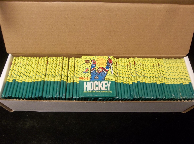 1990-91 O-Pee-Chee Hockey- 60 Unopened Wax Packs