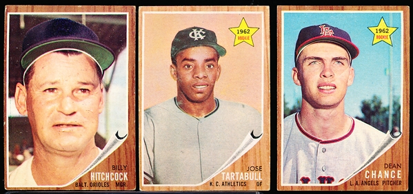 1962 Topps Bb- 15 Diff