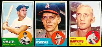 1963 Topps Bb- 9 Diff