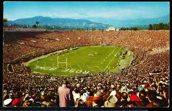 H.S. Crocker Co. “LA-1037, The Rose Bowl, Pasadena, California” Chrome Postcard