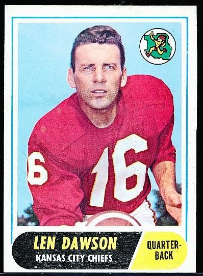 1968 Topps Ftbl.- #171 Len Dawson, Chiefs