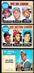 1968 Topps Bb- 3 Cards