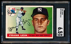 1955 Topps Baseball- #99 Frank Leja, Yankees- SGC 6.5 (Ex-NM+)