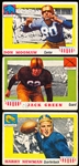 1955 Topps Fb All Americans- 3 Diff