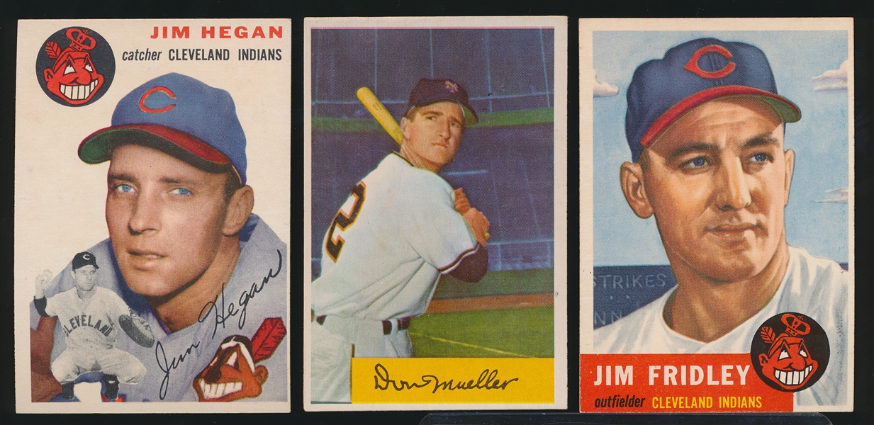 Three Vintage Baseball Cards