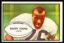 1953 Bowman Football- #30 Buddy Young, Colts