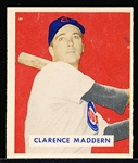 1949 Bowman Bb- #152 Maddern, Cubs- Hi#