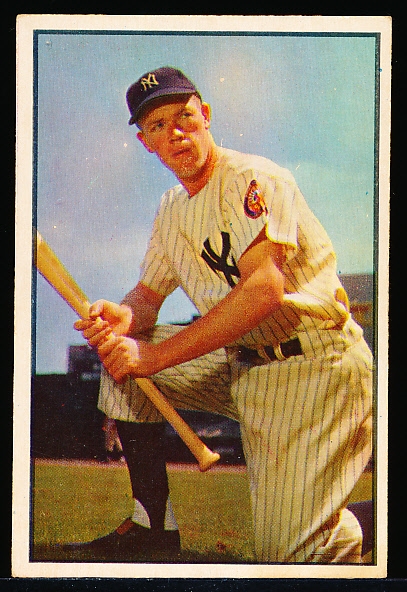 1953 Bowman Bb Color- #63 Gil McDougald, Yankees