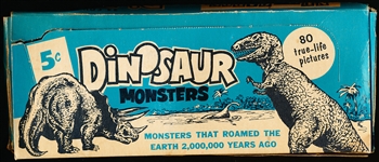 1961 Nu-Card Dinosaur Monsters Non-Sports- 1 Display Box