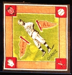 1914 B18 Baseball Blanket- Frank Chance, New York AL- Green Infield Version