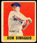 1948/49 Leaf Baseball- #75 Dom DiMaggio SP- Blank Back?
