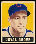 1948/49 Leaf Baseball- #66 Orval Grove, Chicago White Sox- SP