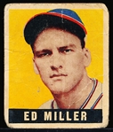 1948/49 Leaf Baseball- #68 Eddie Miller, Phillies- SP