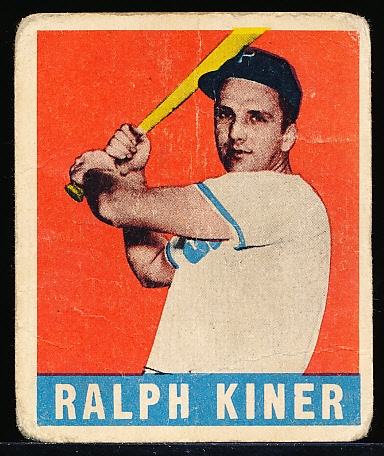 1948/49 Leaf Baseball- #91 Ralph Kiner, Pirates