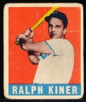 1948/49 Leaf Baseball- #91 Ralph Kiner, Pirates