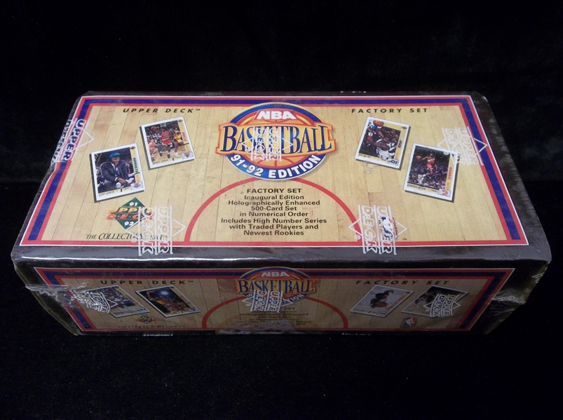 1991-92 Upper Deck Bskbl.- 1 Factory Sealed Set of 500 Cards