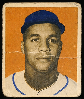 1949 Bowman Baseball- #84 Roy Campanella, Dodgers- Rookie Card